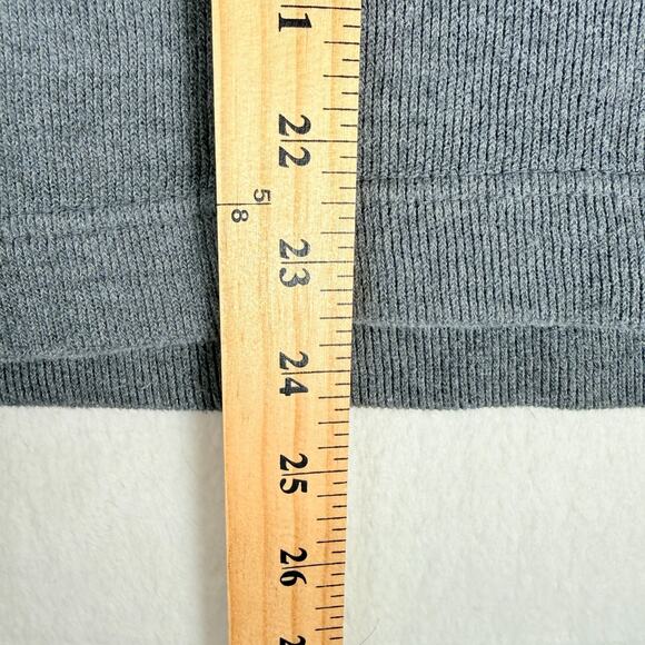 Gap Mens Sweater Gray & Yellow Knit V-Neck Pullover 90s Casual V Neck Size Small - Picture 5 of 6